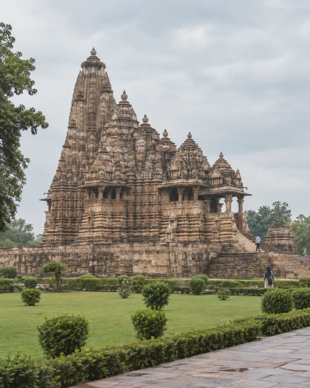 The Kandariya Mahadeva temple at Khajuraho, Madhya Pradesh